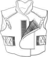 model of the vest