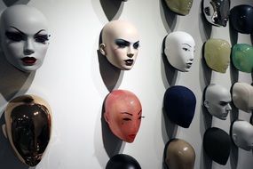 plastic mannequin faces