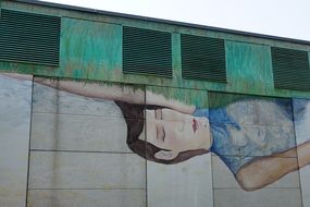 wall art woman paint tuttlingen