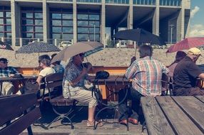 Cafe near the river