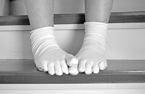 unusual white socks