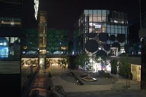 fashion quarter at night