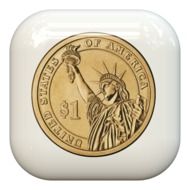 button with dollar symbol