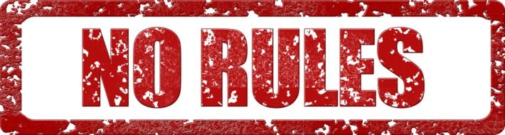no rules red business stamp