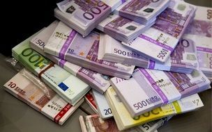 packaged euro banknotes