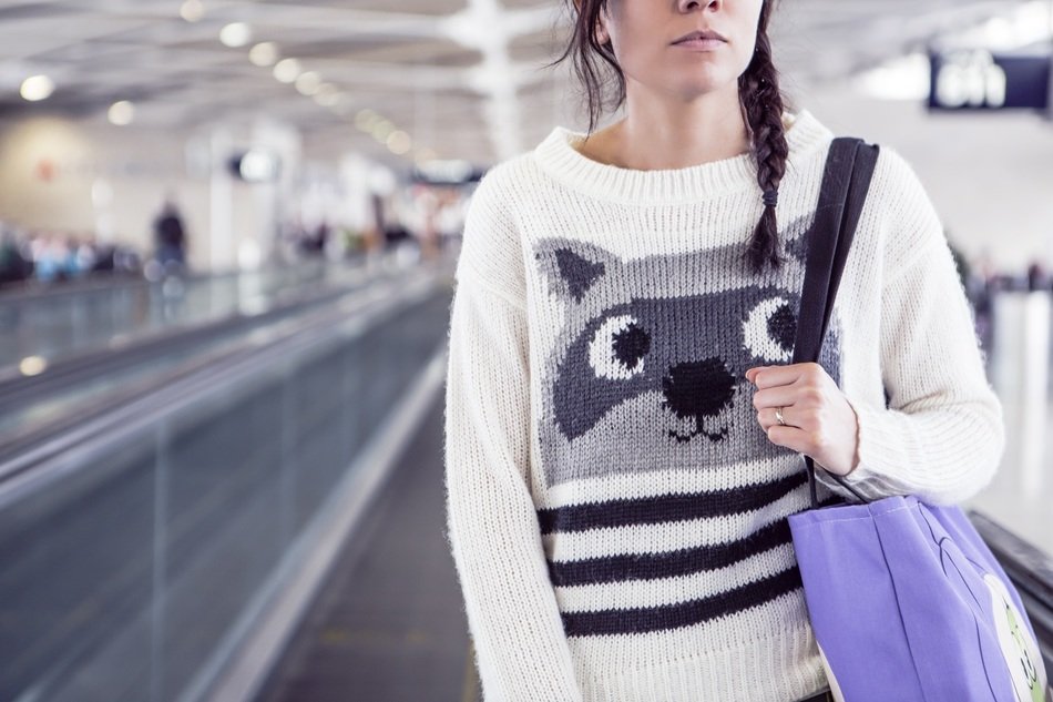 woman in the airport
