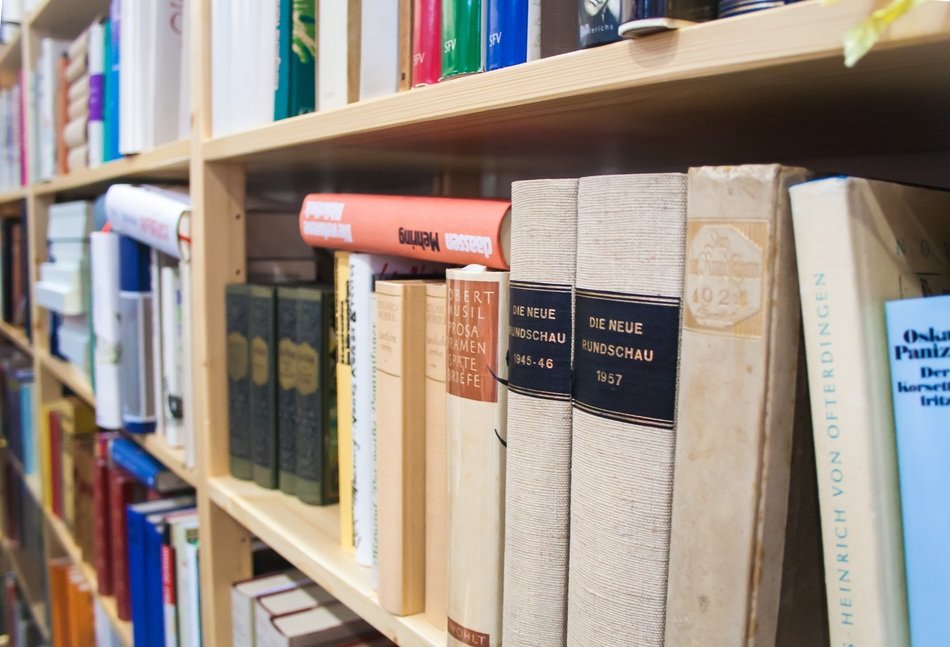 vintage books at the fair