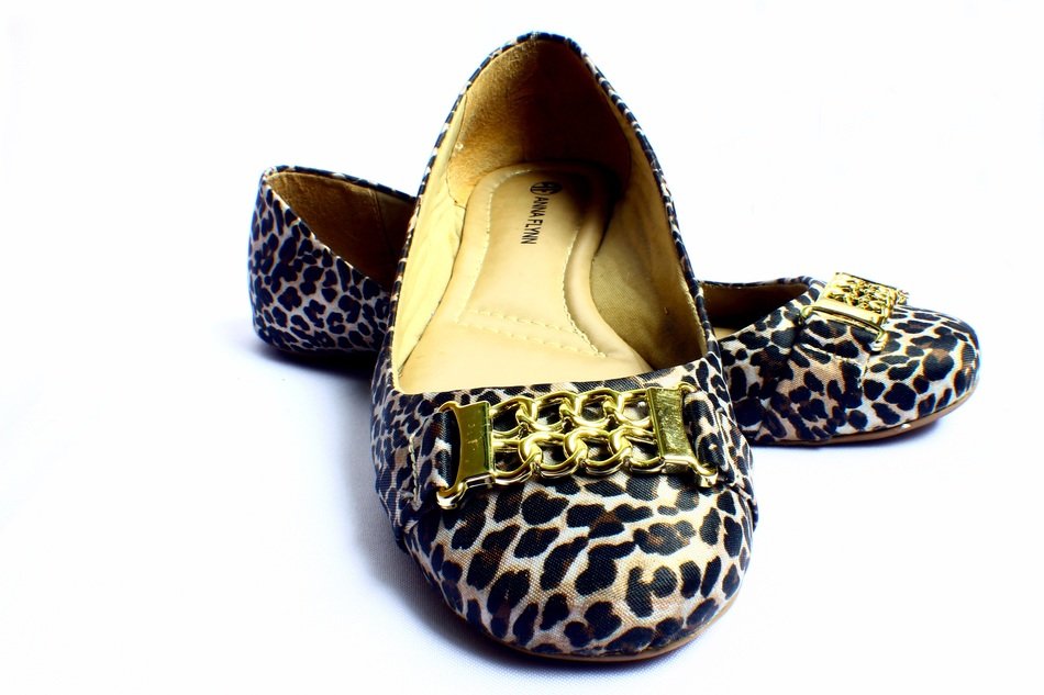 women's shoes with a print of animals