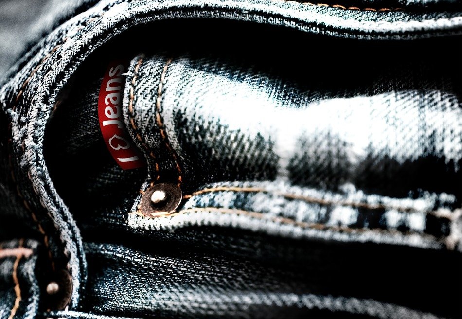 grey washed out jeans pants