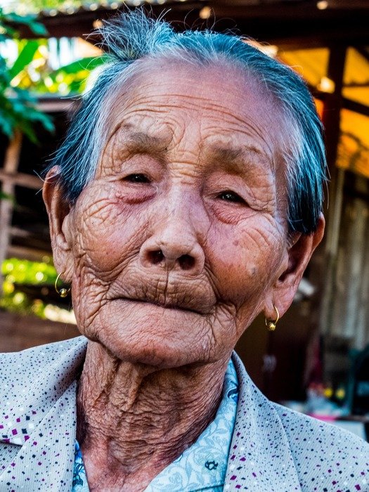 portrait of a woman in Thailand