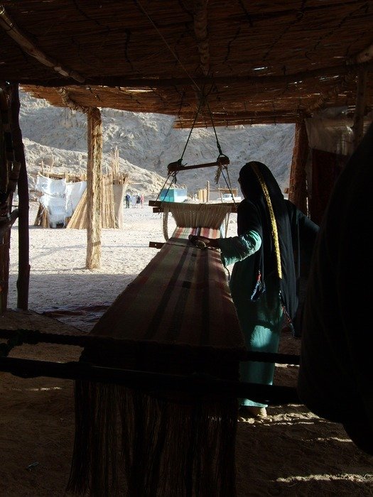 weaving in egypt