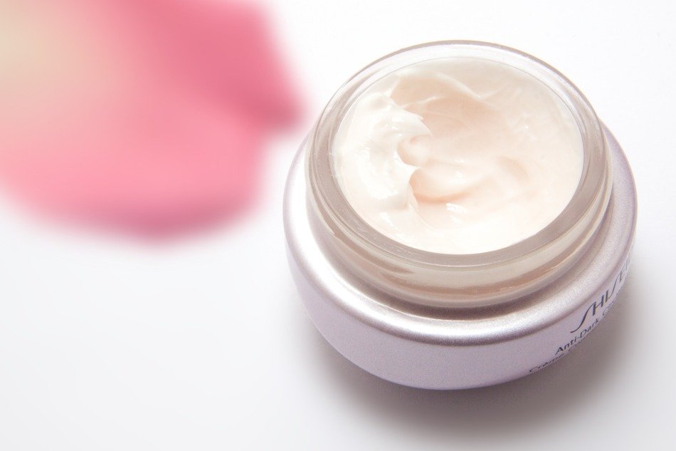 day cream on the table
