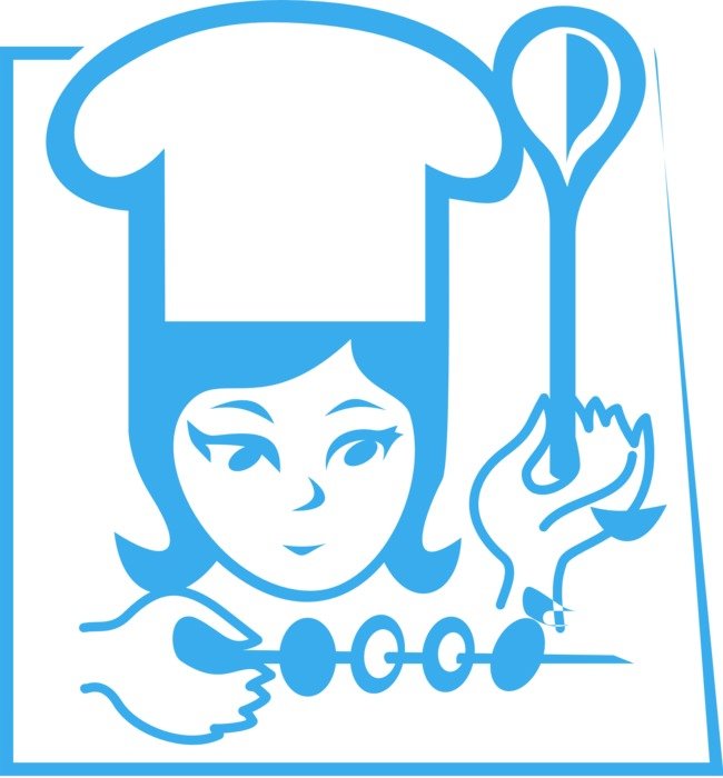 image of a chef with shashlik