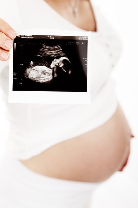 the child in the stomach