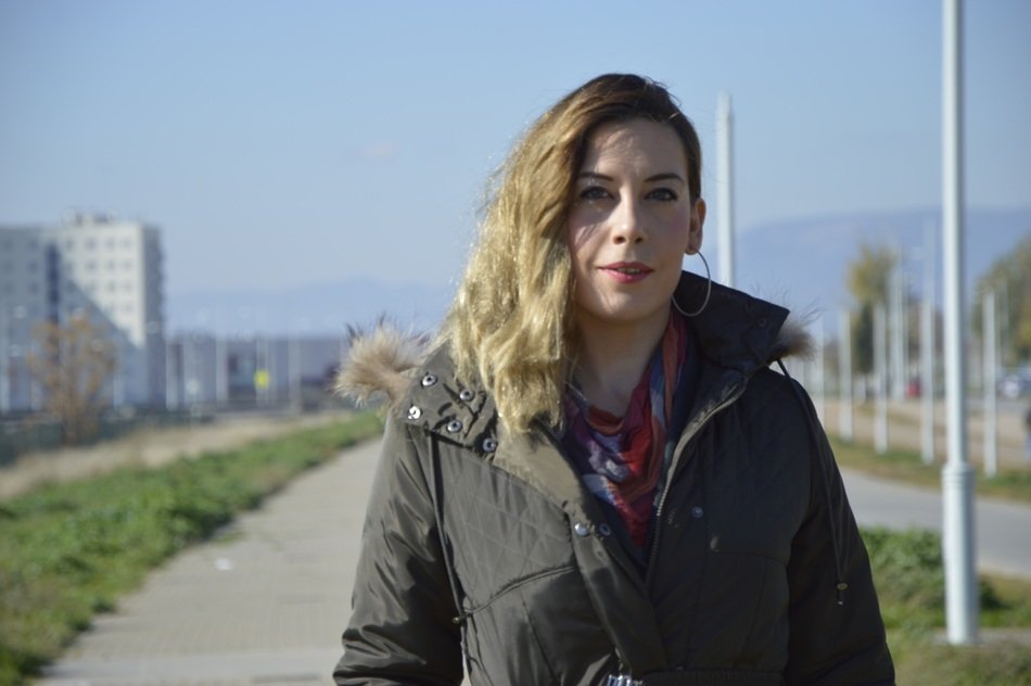 photo of the girl on the street