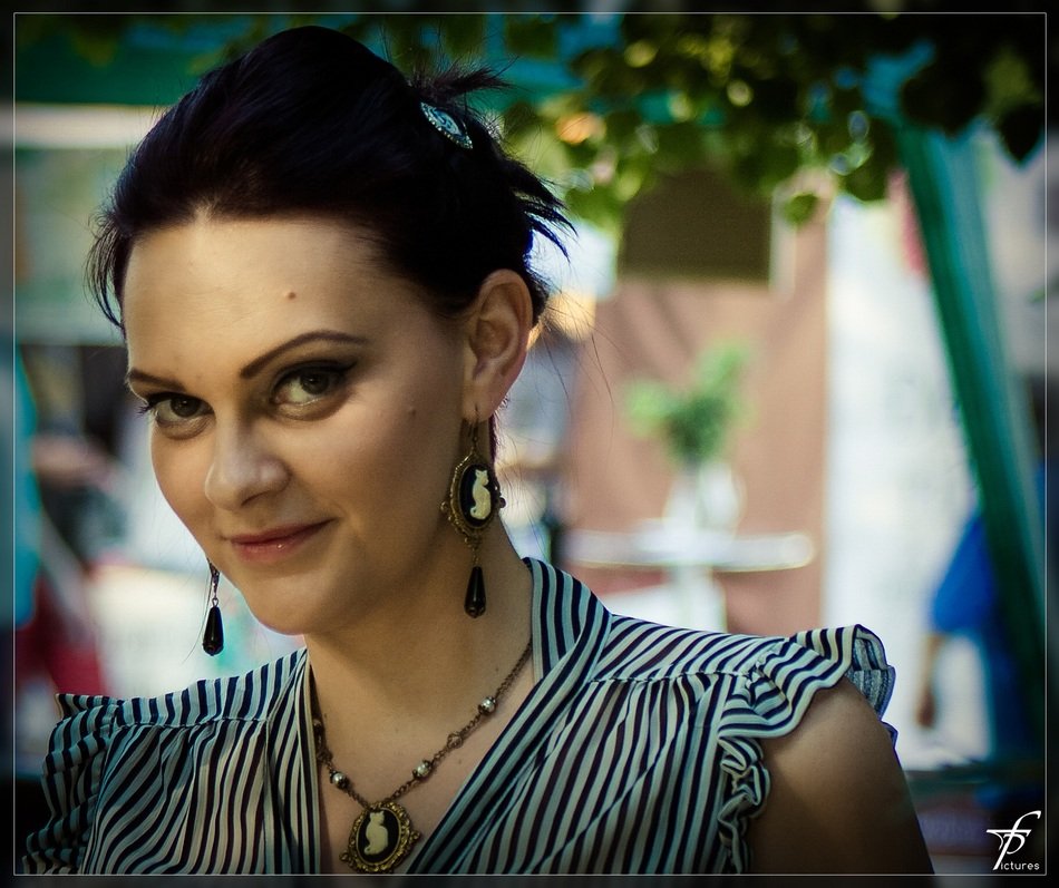 beautiful woman face portrait