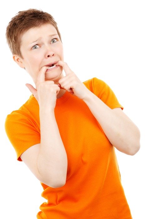 the girl in the orange whistles