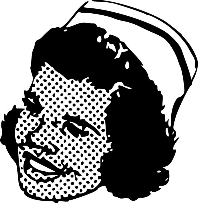 graphic image of the face of nurses