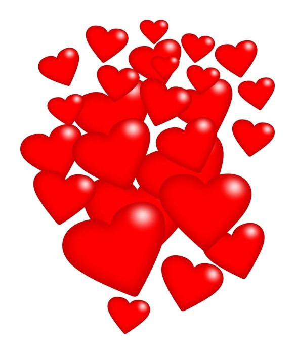 Picture of Red hearts