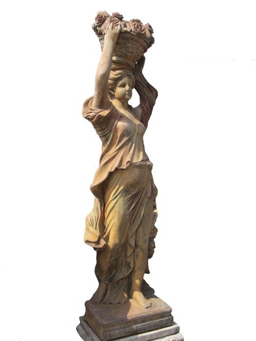 female garden statue