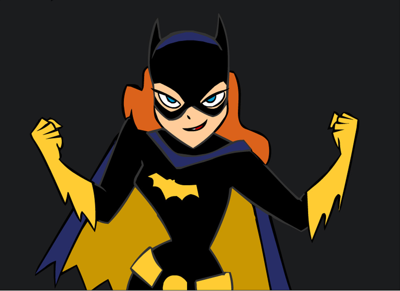 Animated Batgirl Drawing Free Image Download
