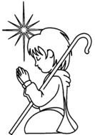 Christian Coloring Page drawing