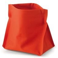 isolated red bag