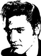 Elvis Presley Silhouette Clip Art