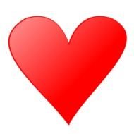 Playing Card Heart Symbol N4