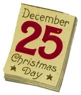 December Calendar Clip Art N4