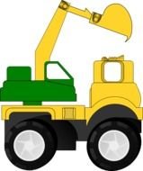 Cartoon Construction Truck Clip Art N2