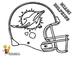 Miami Dolphins Football Coloring Pages