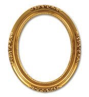Vintage Oval Frame N2