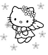 Ä°llustration of Hello Kitty angel