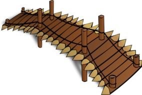 Cartoon Bridge Clip Art N18