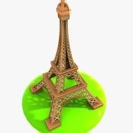 Eiffel Tower Cartoon N5