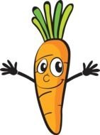 Cartoon Carrot drawing