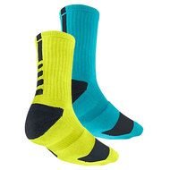 yellow and blue sports socks