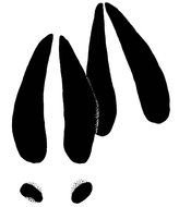 Deer Hoof Print Tracks Clip Art N2