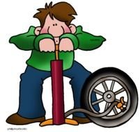Bike Flat Tire Clip Art