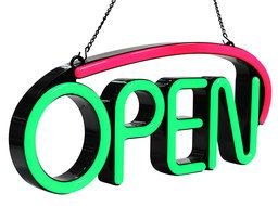 Now Open Signs N2