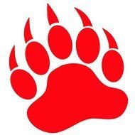 Bear Paw Print Logo N3