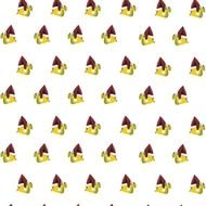 Santa Yellow Tangs DIY Wrapping Paper Picture Vertical Design