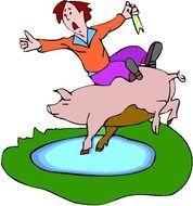 Pig Clip Art N80