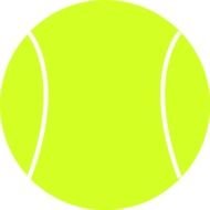 Vector Tennis Ball Clip Art