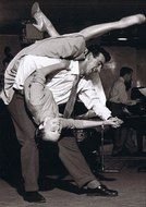 couple in Swing Dance, vintage photo