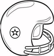 Football Helmet Coloring Pages N7