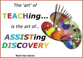 teaching of a drawing like a colorful picture