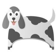 Abstract Dog Scalable Vector Graphics SVG N3