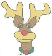 Free Deer Cross Stitch Pattern